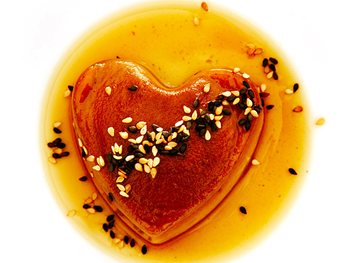 Flan de plátano (receta vegana)