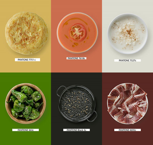 El Pantone de la comida española