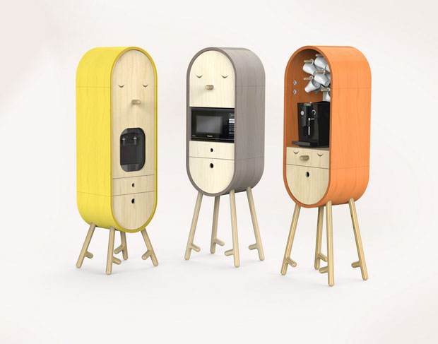 Micrococinas modulares para reconciliarse con minipisos