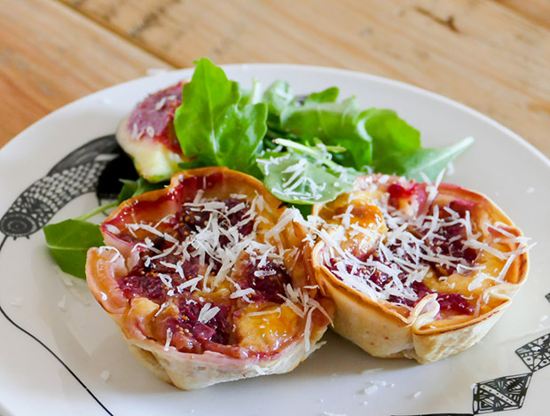 Receta en vídeo: tartaletas de higos y queso