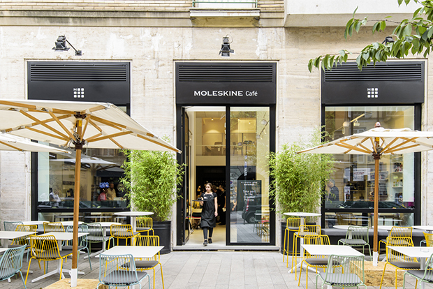 Las míticas libretas Moleskine ya tienen su propia cafetería