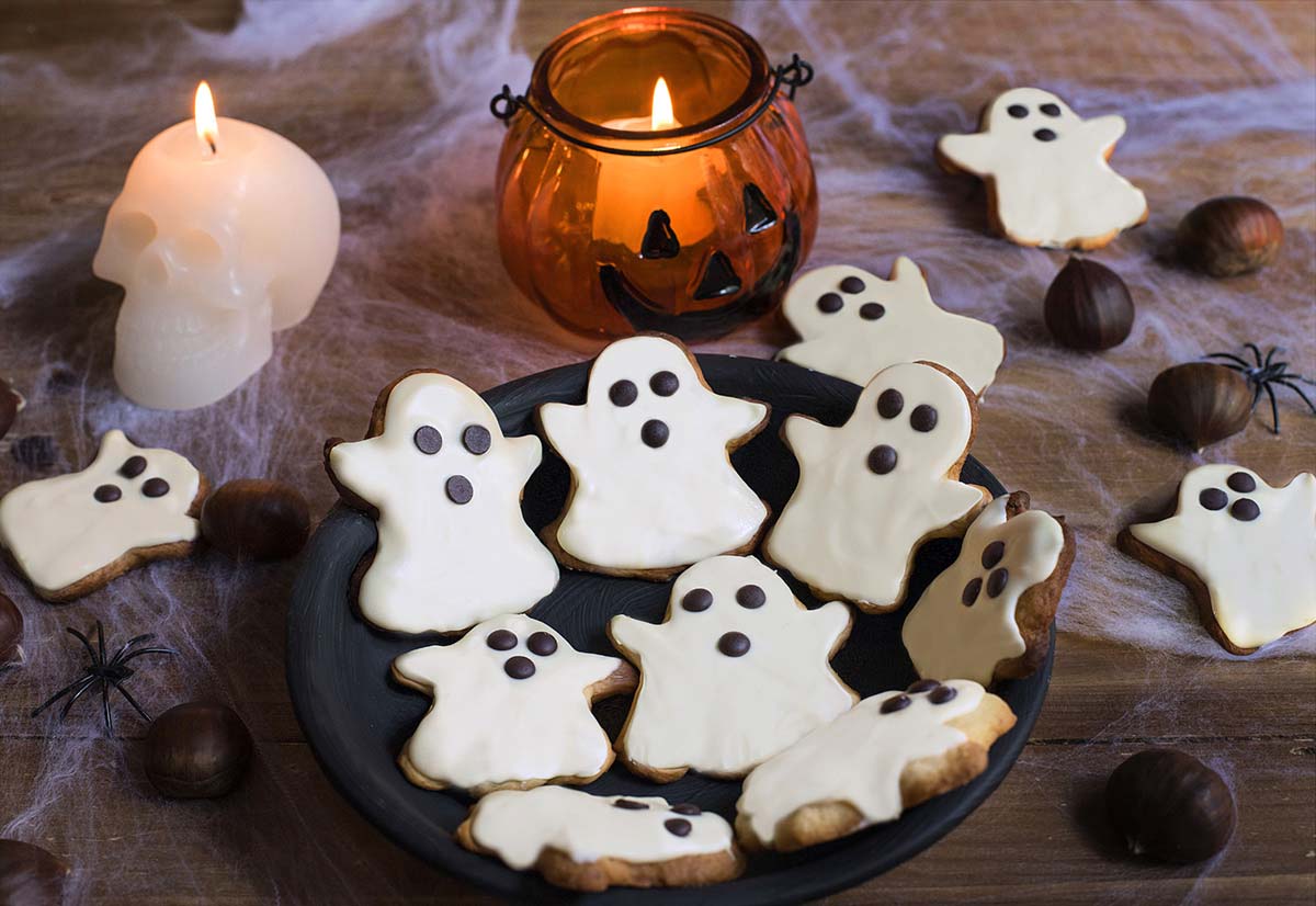 Receta para Halloween: fantasmas de castañas y chocolate