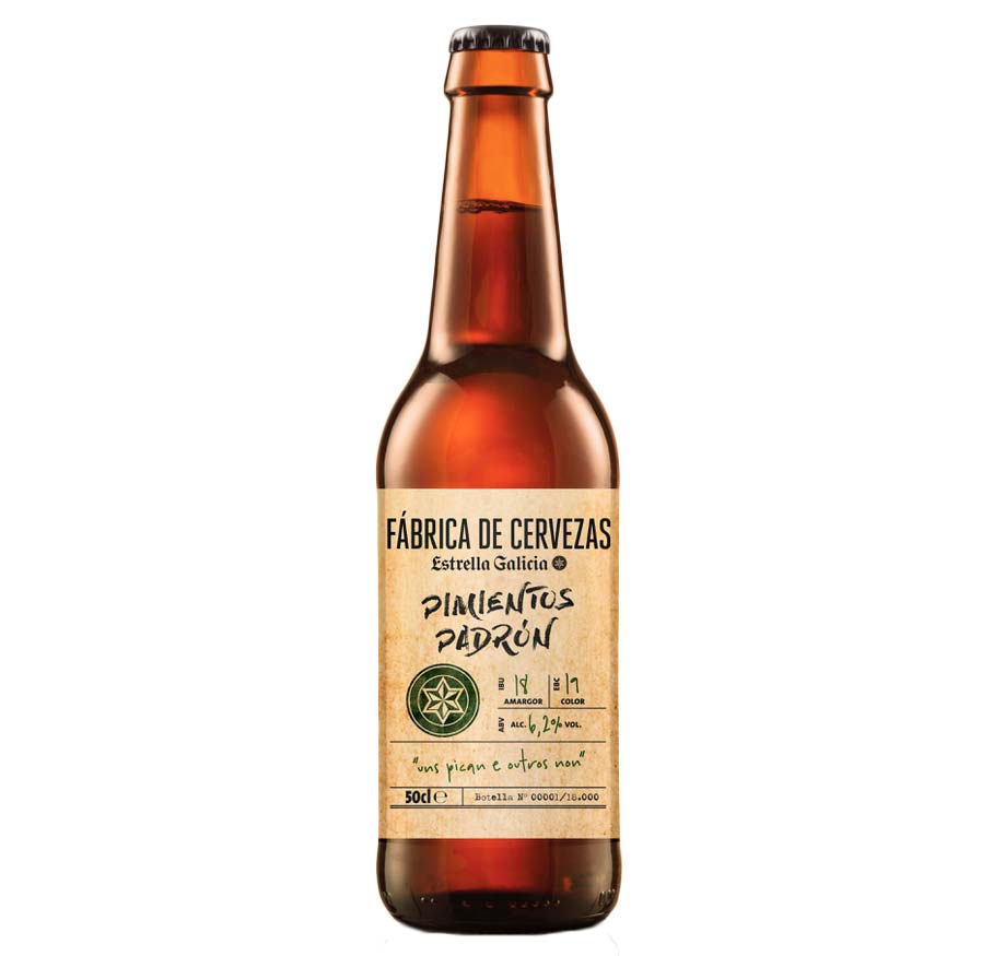 En Galicia han inventado la cerveza de pimientos de Padrón