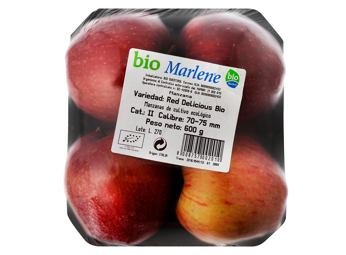 El sinsentido de la fruta y verdura ecológica envasada en plástico