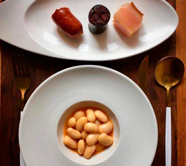 La foto de la fabada y el absurdo mito de que en los restaurantes con estrella se come poco