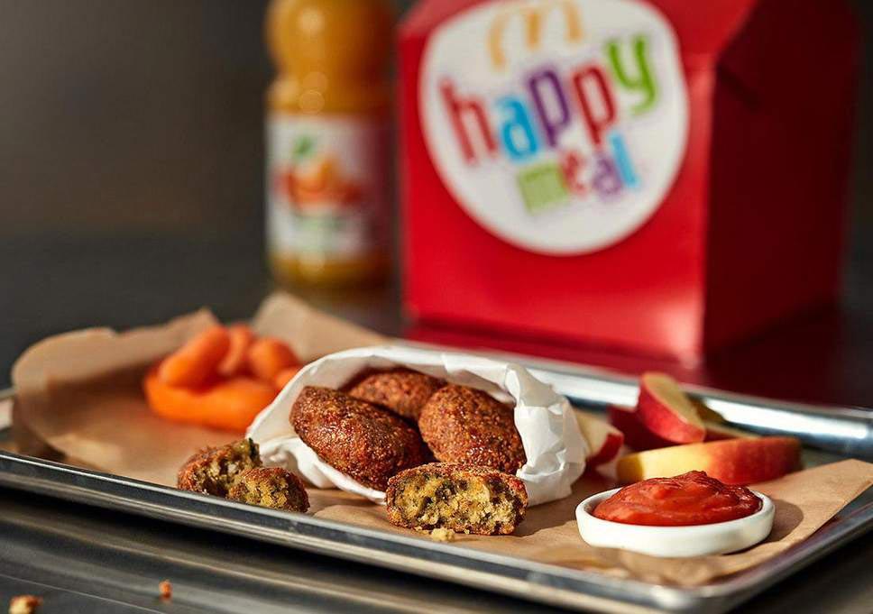 McFalafel, el ‘Happy Meal’ de McDonald’s también se hace vegano