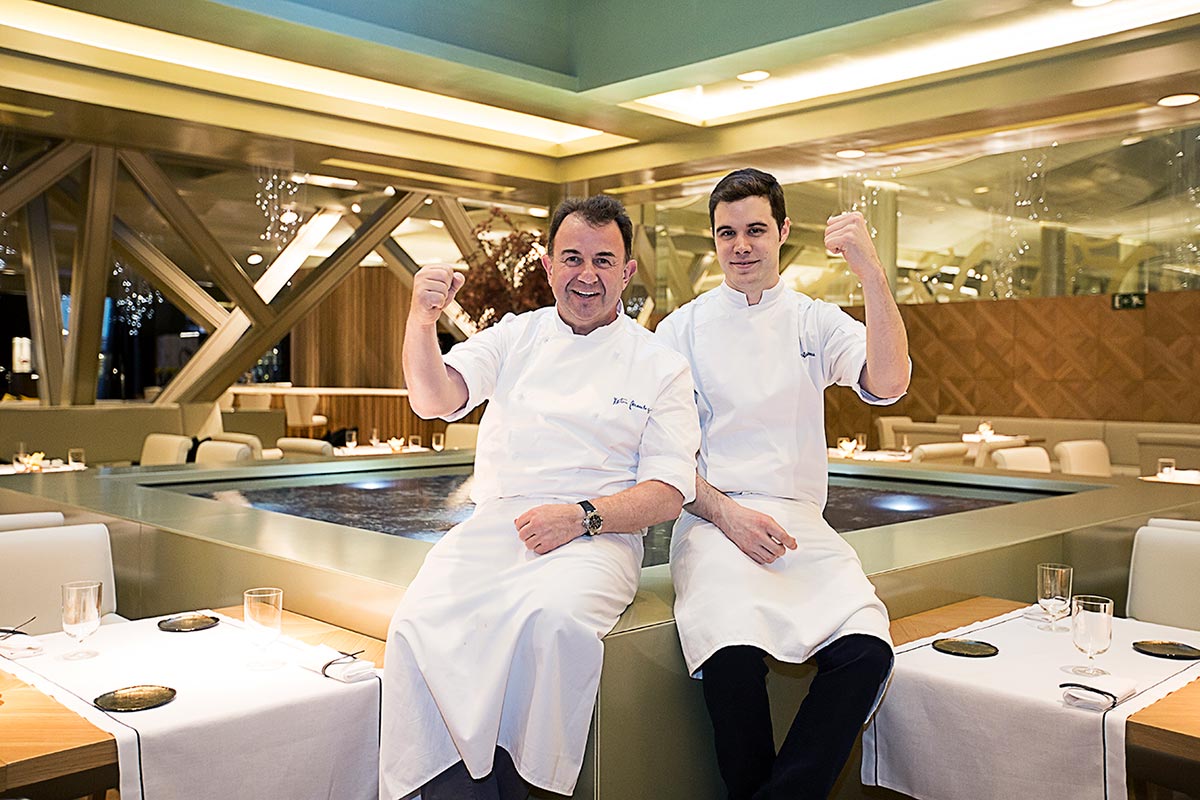‘Oria’, así se come en la décima Estrella Michelin de Martín Berasategui
