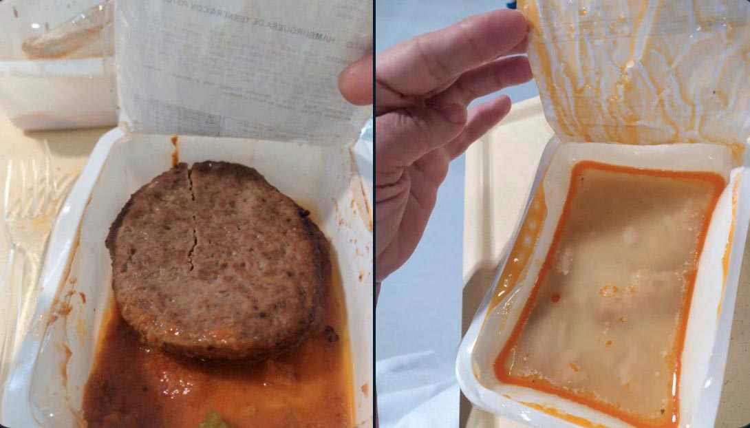 Polémica por las comidas servidas en el hospital Zendal de Madrid