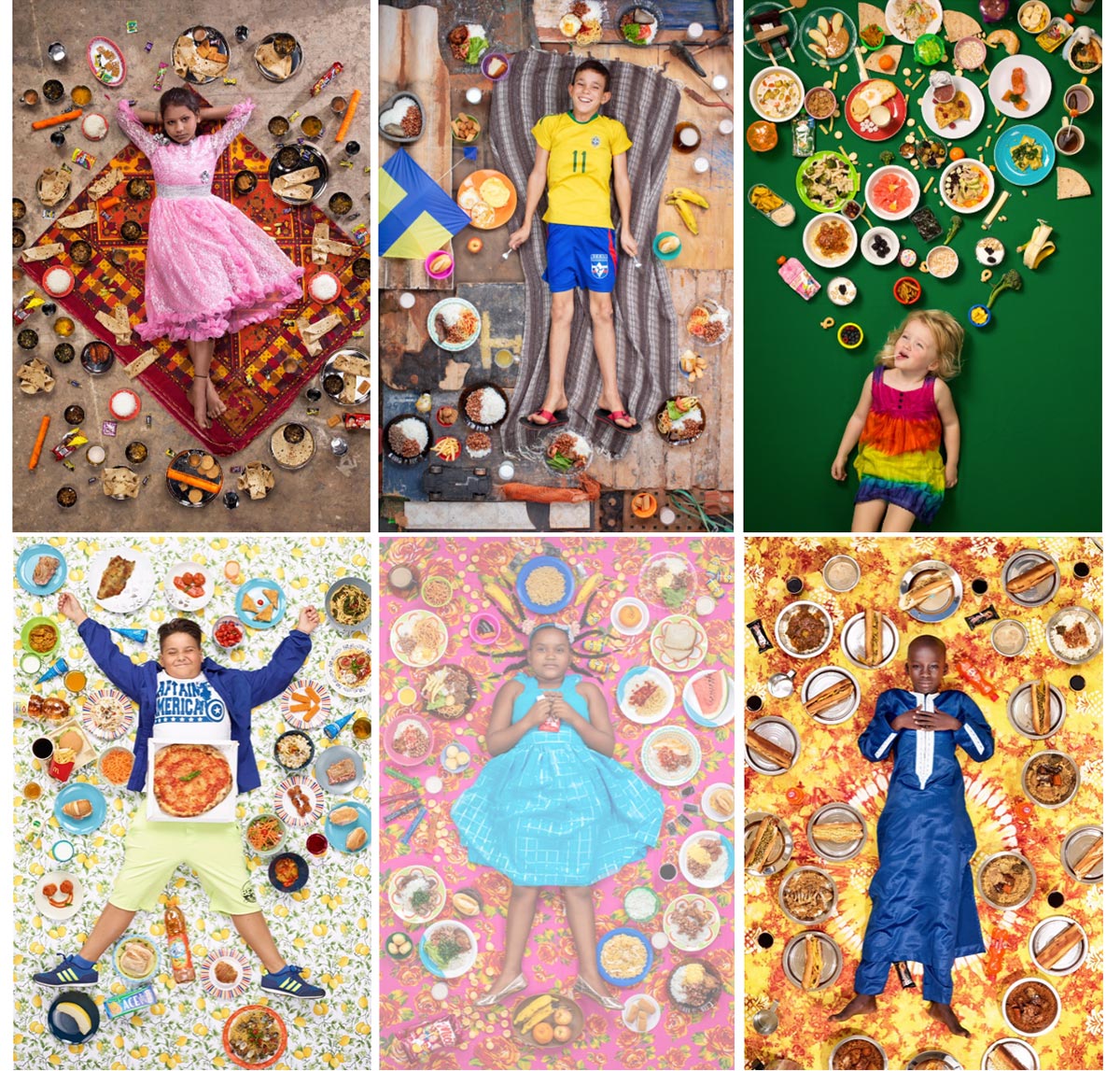 Esto es lo que comen durante una semana niños de diferentes partes del mundo